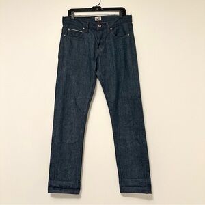 Naked and Famous Weird Guy Denim Blue Straight-Leg Jeans Classic Denim 32x34 Men